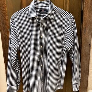 Vineyard Vines Navy and White Classic Fit Murray Shirt